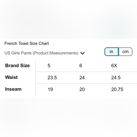 French Toast Girls 6/6X Navy Blue Pull On Straight Leg   Sweat pant.    … - Picture 7 of 7